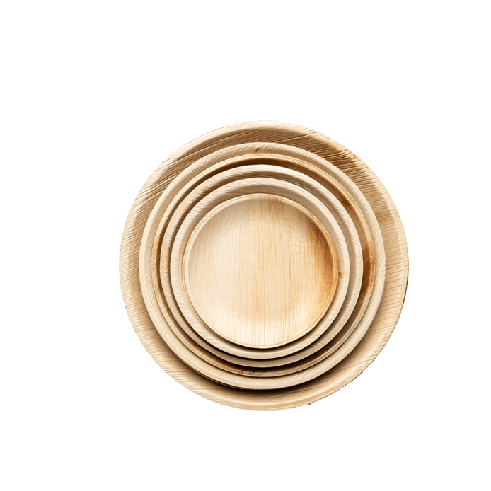 areca round plates