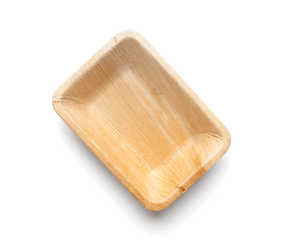 rectangle areca leaf plates